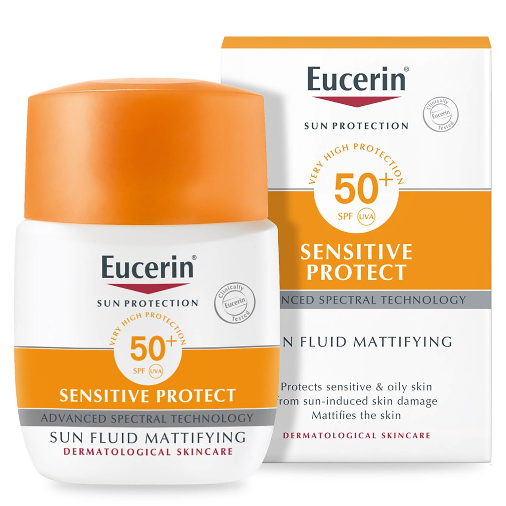 kem chống nắng cho da dầu mụn eucerin