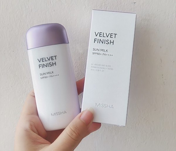 Kem chống nắng Missha Velvet Finish Sun Milk