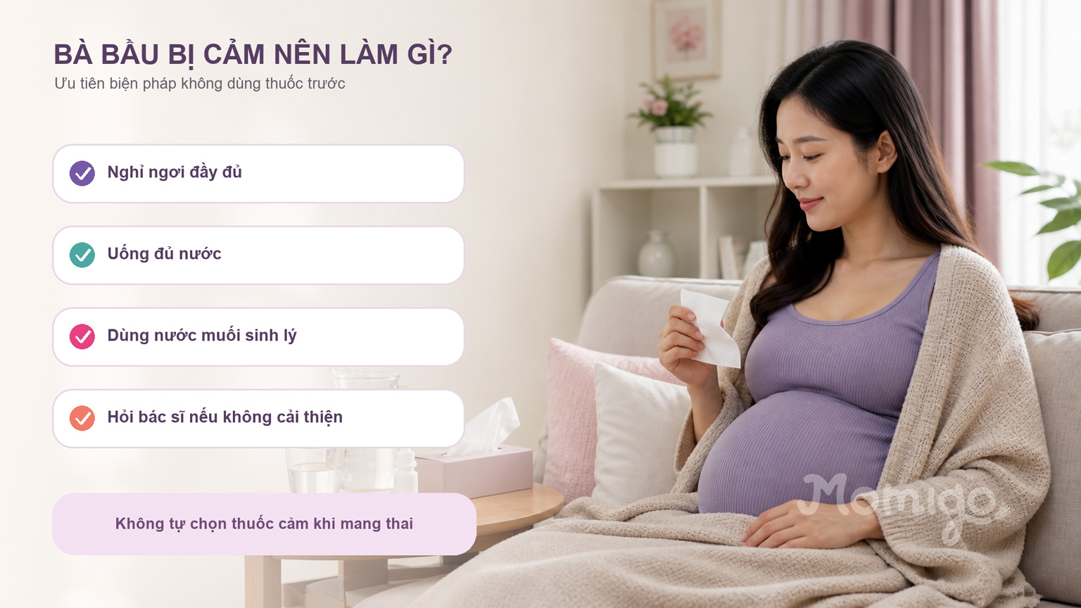 Biện pháp chăm sóc cảm nhẹ không dùng thuốc trước