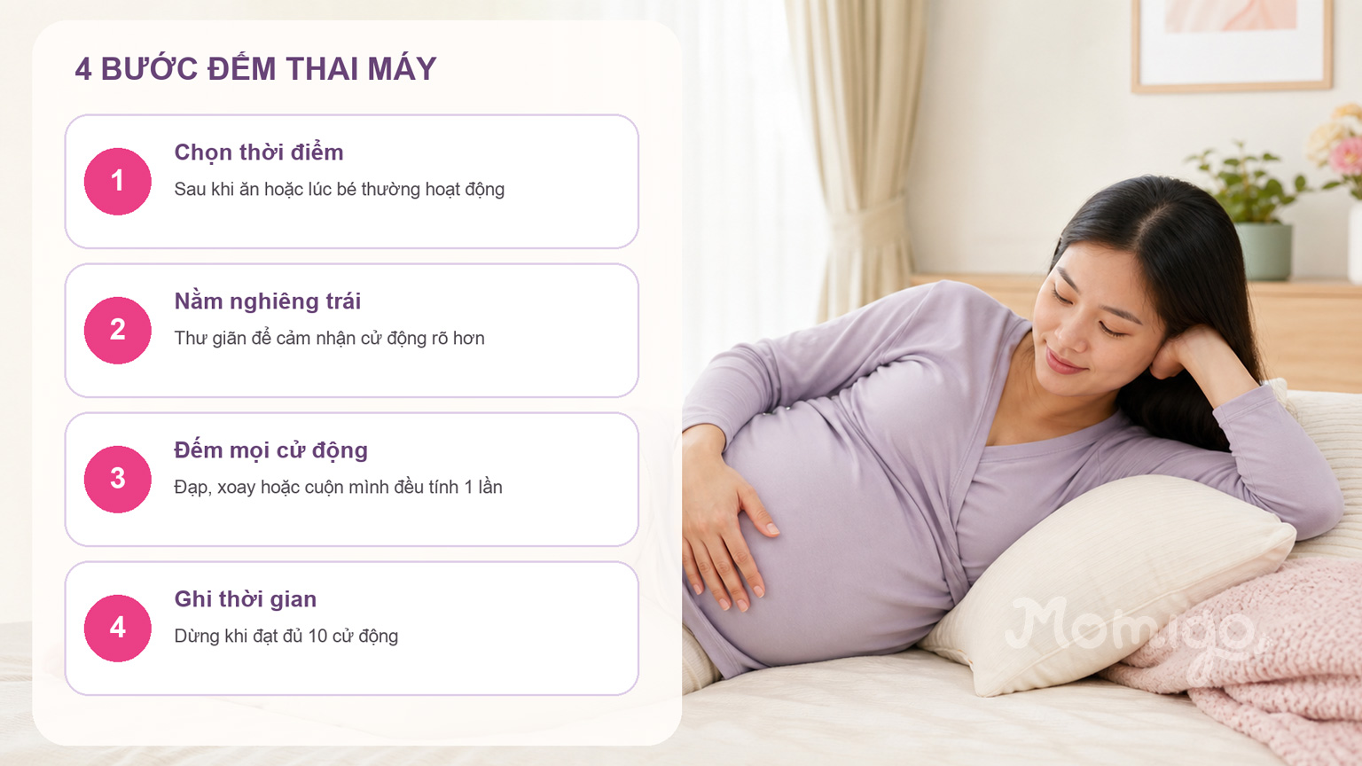 Bốn bước đếm thai máy theo phương pháp Count-to-10