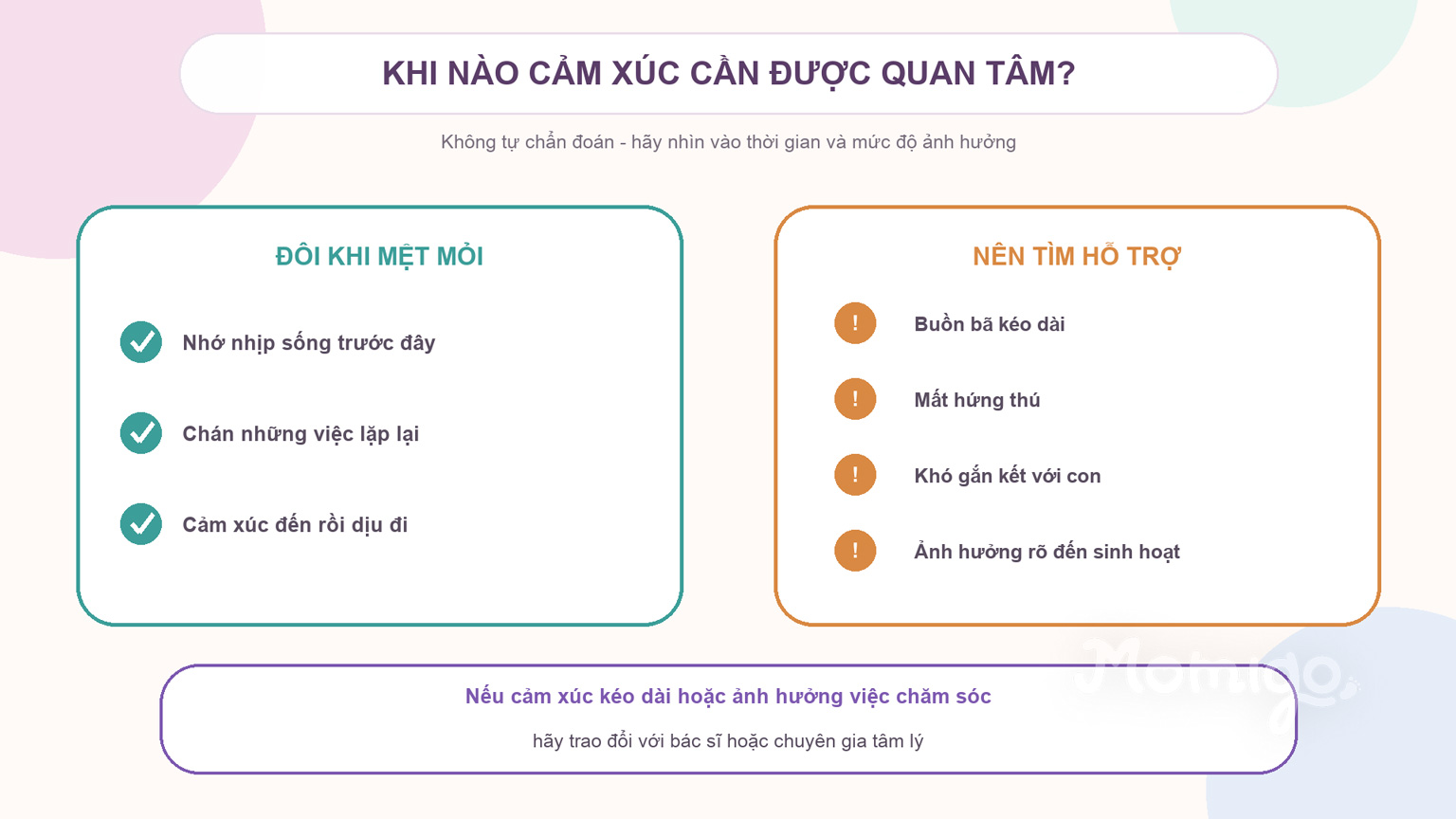 Phân biệt cảm xúc mệt mỏi thoáng qua với những dấu hiệu nên tìm hỗ trợ chuyên môn