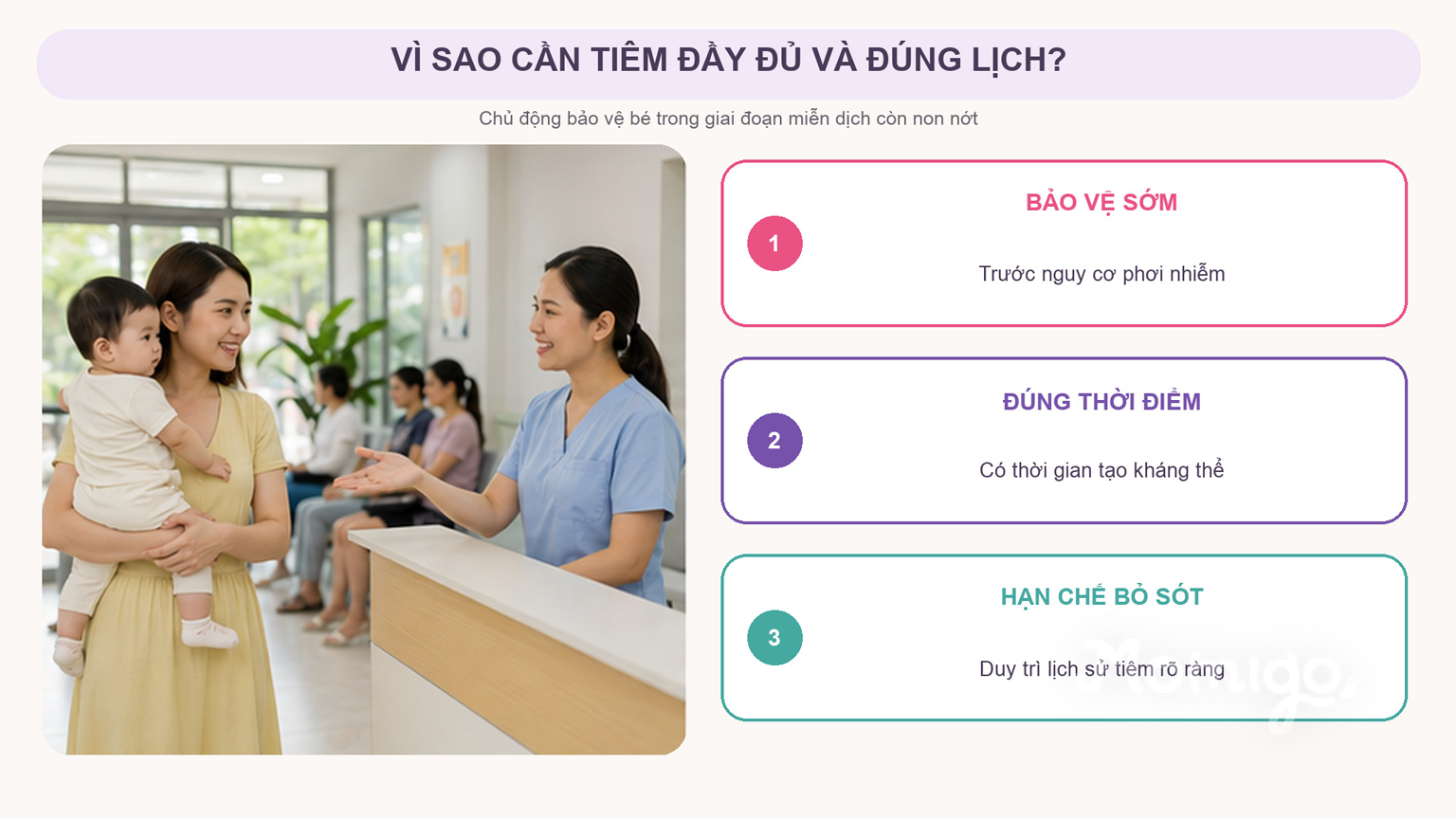 Vì sao cần tiêm chủng đầy đủ và đúng lịch