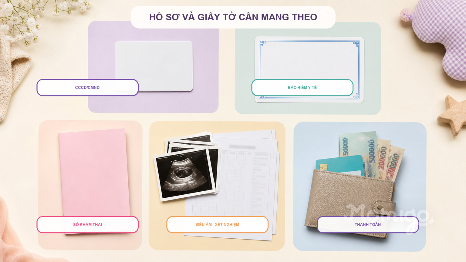 Những hồ sơ và giấy tờ quan trọng cần mang theo