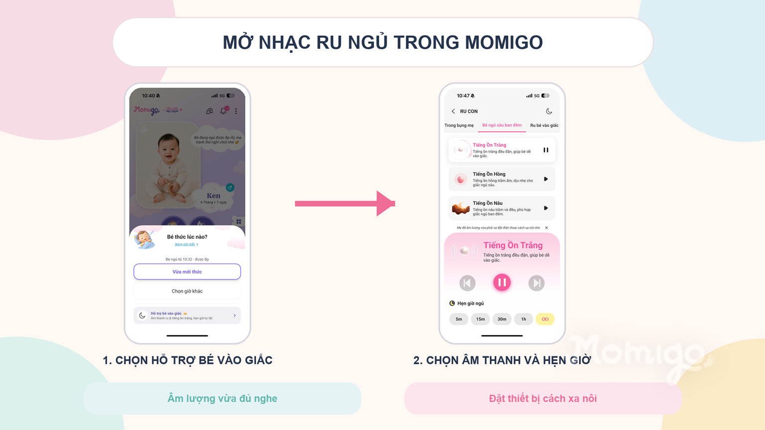 Luồng mở nhạc ru ngủ và những lưu ý khi sử dụng thiết bị