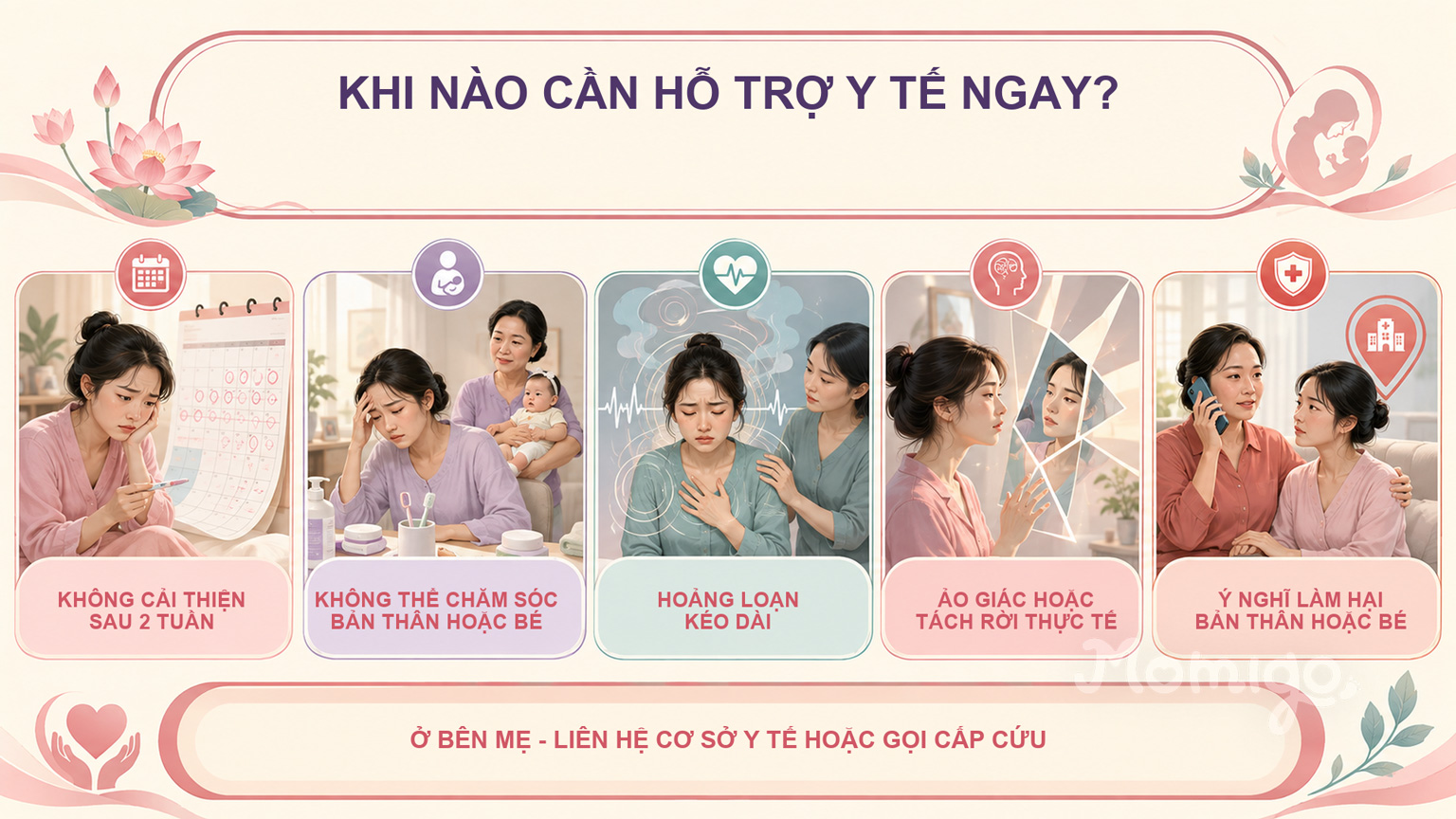 Những dấu hiệu cần tìm hỗ trợ y tế ngay