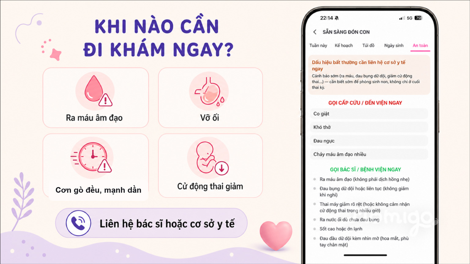 Dấu hiệu mẹ bầu tuần 32 cần đi khám sớm