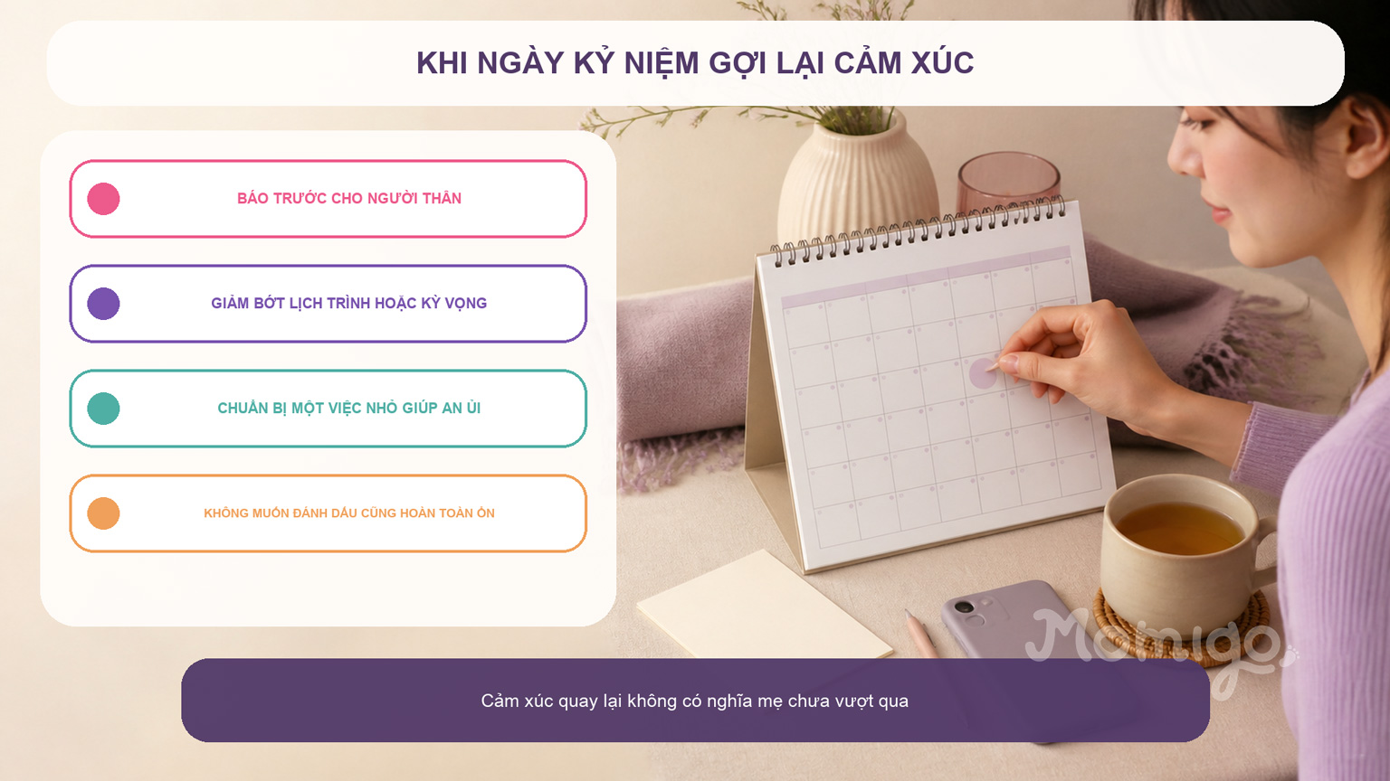 Một số cách chuẩn bị khi ngày kỷ niệm gợi lại cảm xúc