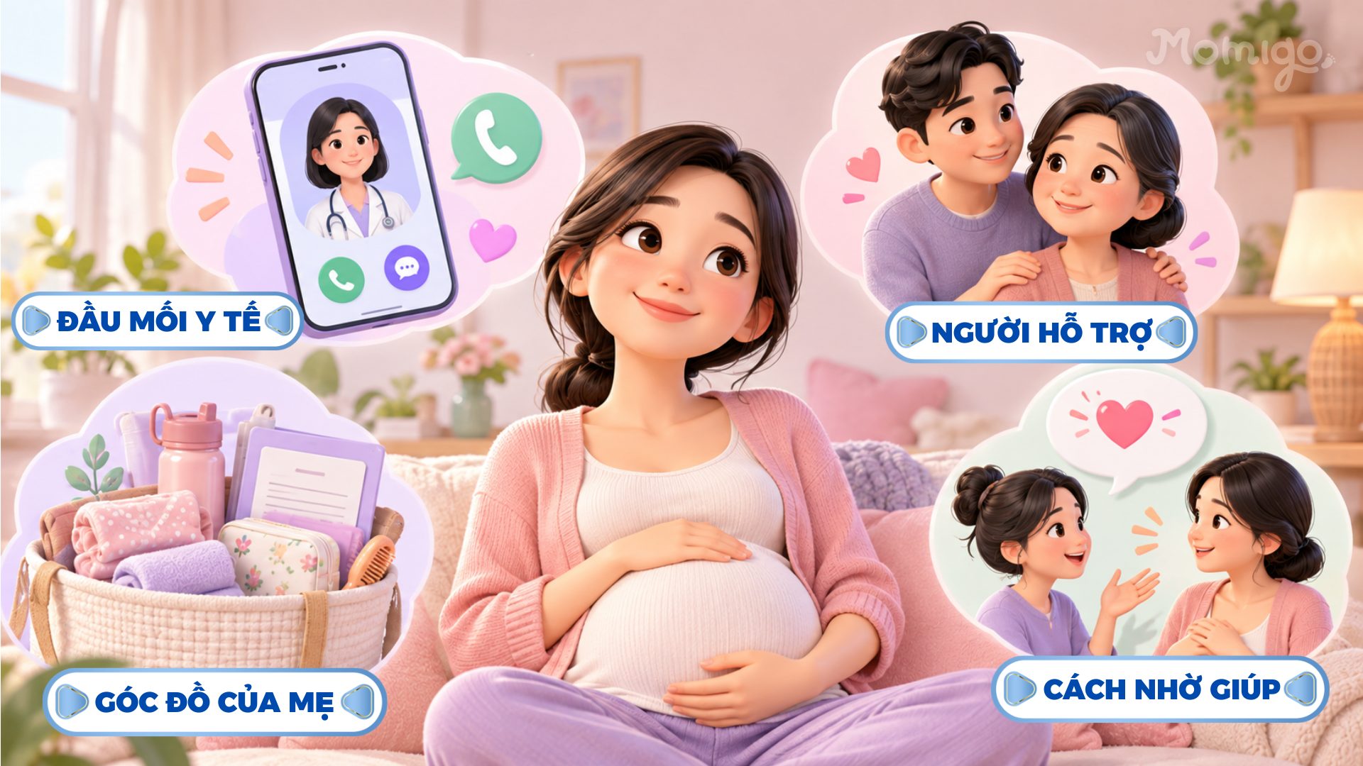 Bốn điều chuẩn bị trước ngày sinh