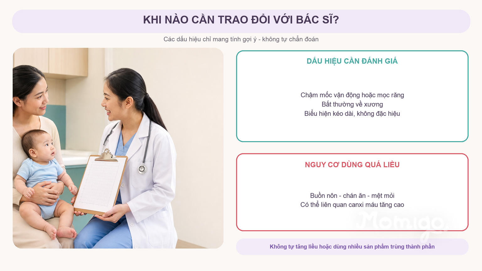 Dấu hiệu cần đánh giá và nguy cơ dùng quá liều