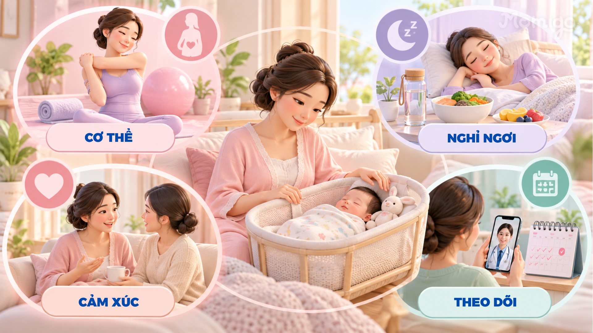 Bốn mặt của việc chăm mẹ