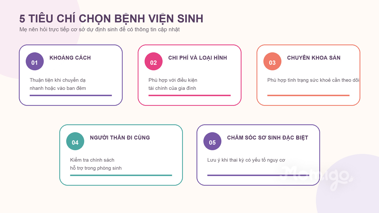Năm tiêu chí cần lưu ý khi lựa chọn bệnh viện sinh