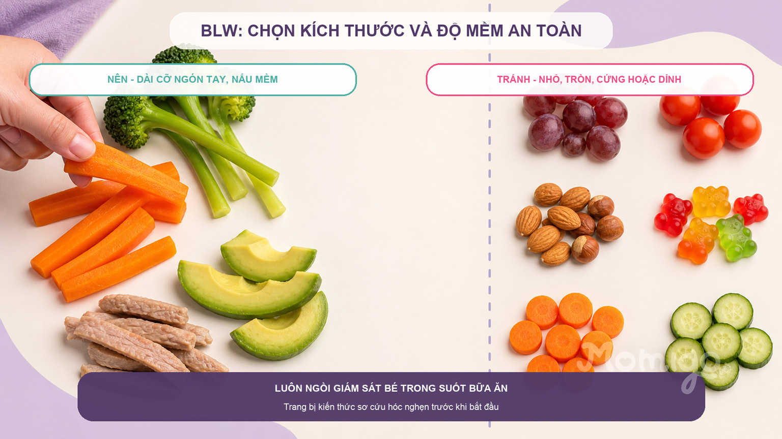 Bốn cách tiếp cận ăn dặm và đặc điểm chính của từng phương pháp