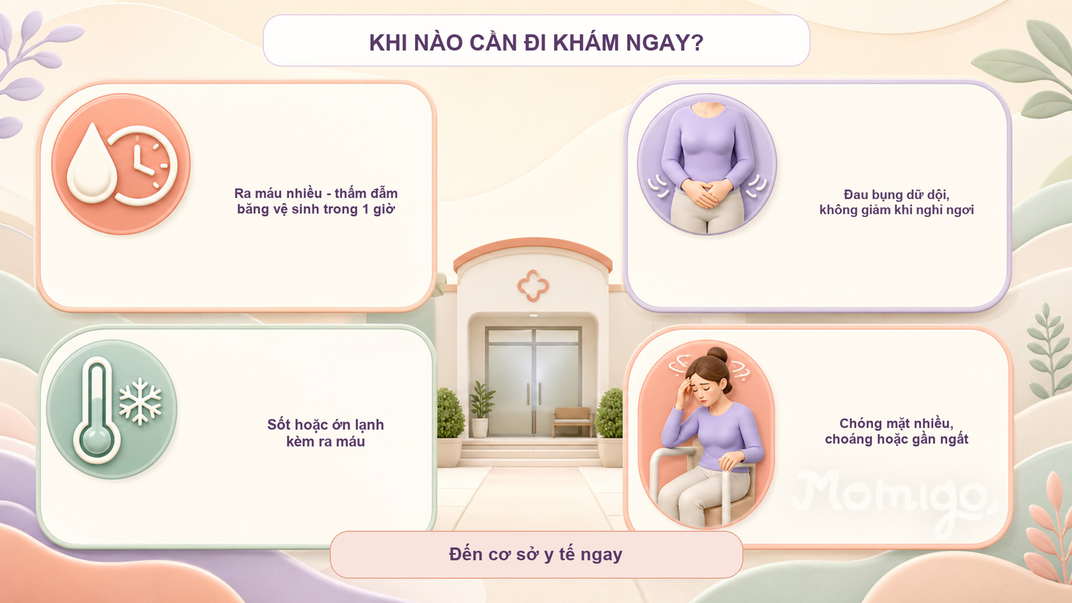 Những dấu hiệu cần đến cơ sở y tế ngay