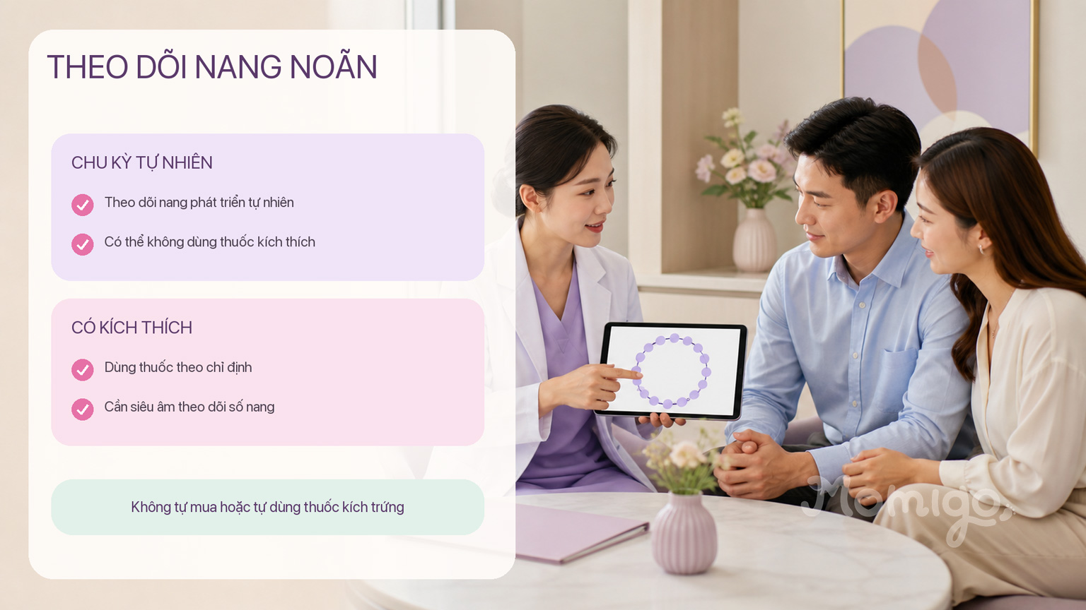 Theo dõi nang noãn trong chu kỳ tự nhiên hoặc có kích thích