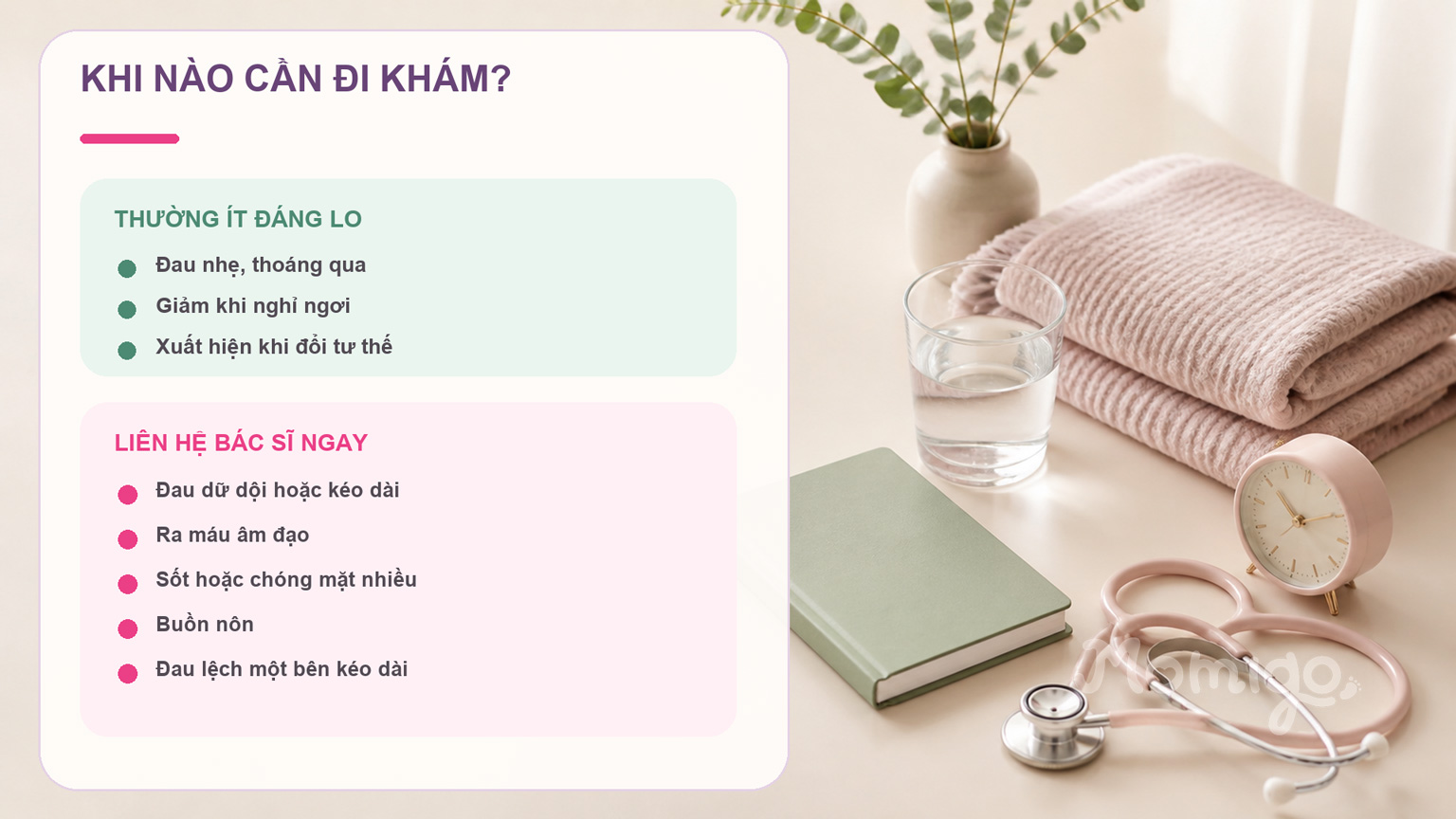 Phân biệt đau thường ít đáng lo và dấu hiệu cần liên hệ bác sĩ