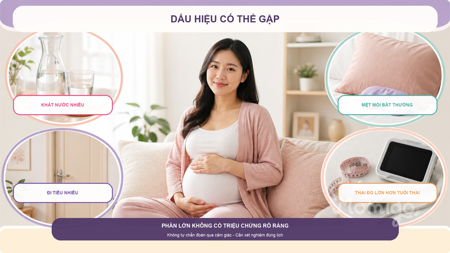 Các dấu hiệu có thể gặp và vai trò của xét nghiệm sàng lọc