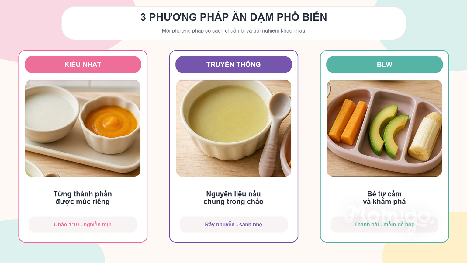 Nguyên tắc bắt đầu ăn dặm phù hợp với bé 6 tháng