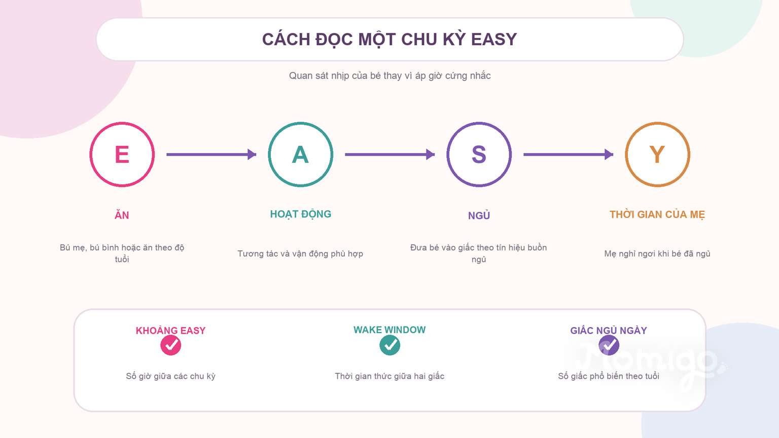 Cách đọc chu kỳ EASY và ba thông tin chính trong bảng tham khảo