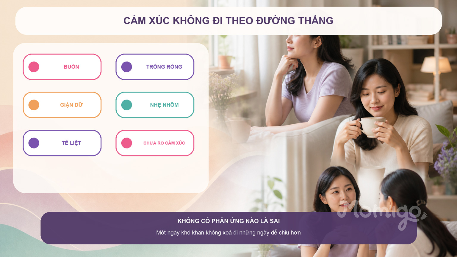 Cảm xúc sau sảy thai có thể thay đổi và không đi theo một trình tự cố định