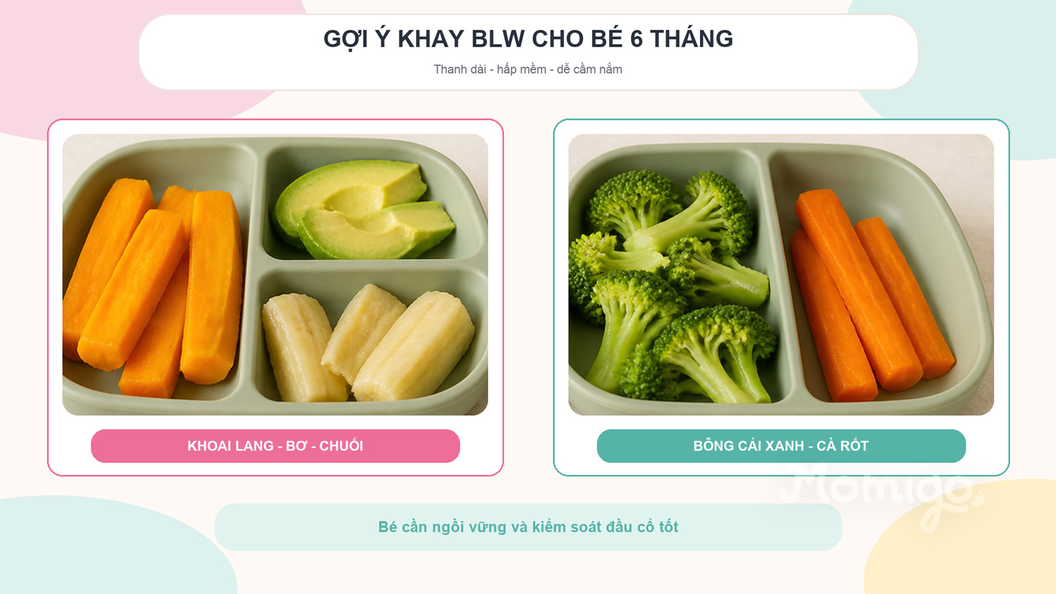 Các món cháo gợi ý cho bé 6 tháng theo hai phương pháp