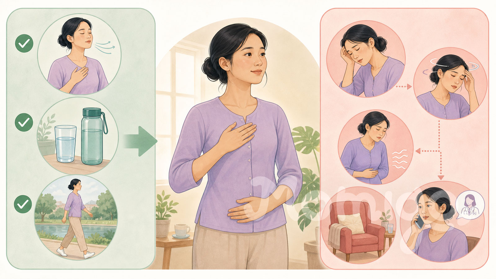 Điều chỉnh hoạt động khi cơ thể cần nghỉ