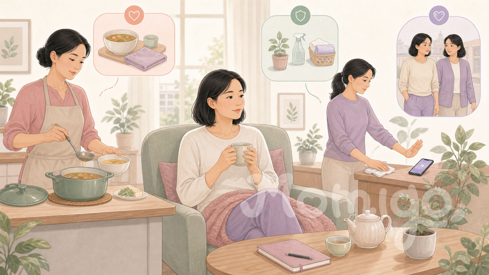 Những hỗ trợ nhỏ và cụ thể có thể giúp mẹ nhẹ gánh hơn