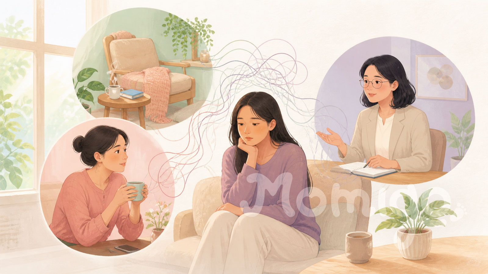 Những điểm tựa mẹ có thể tìm đến khi cần