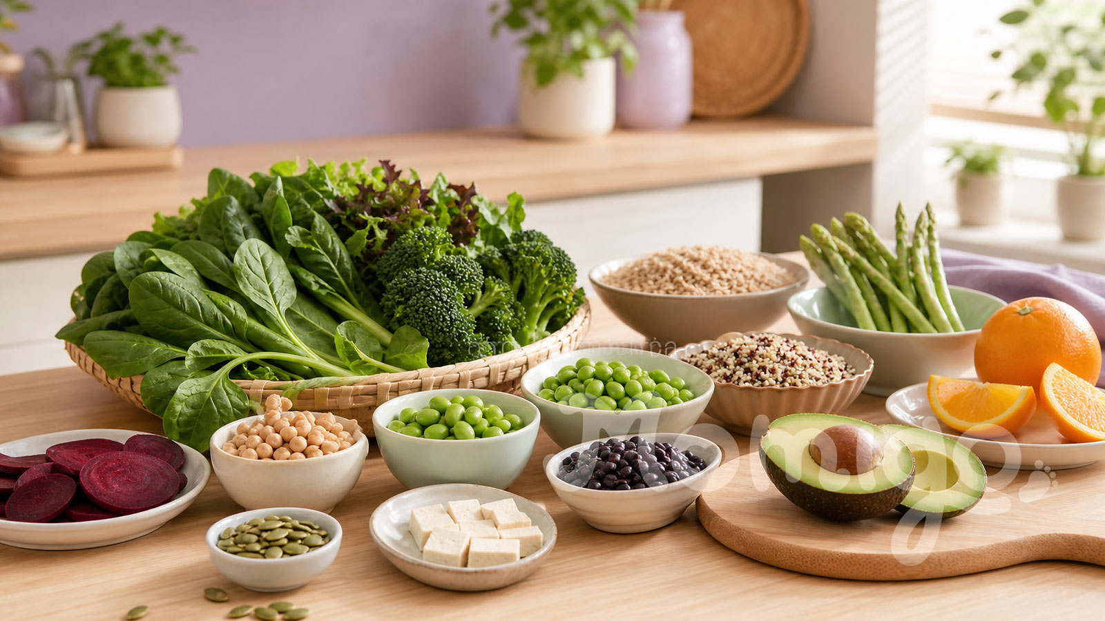 Folate trong bữa ăn và viên acid folic khác nhau thế nào