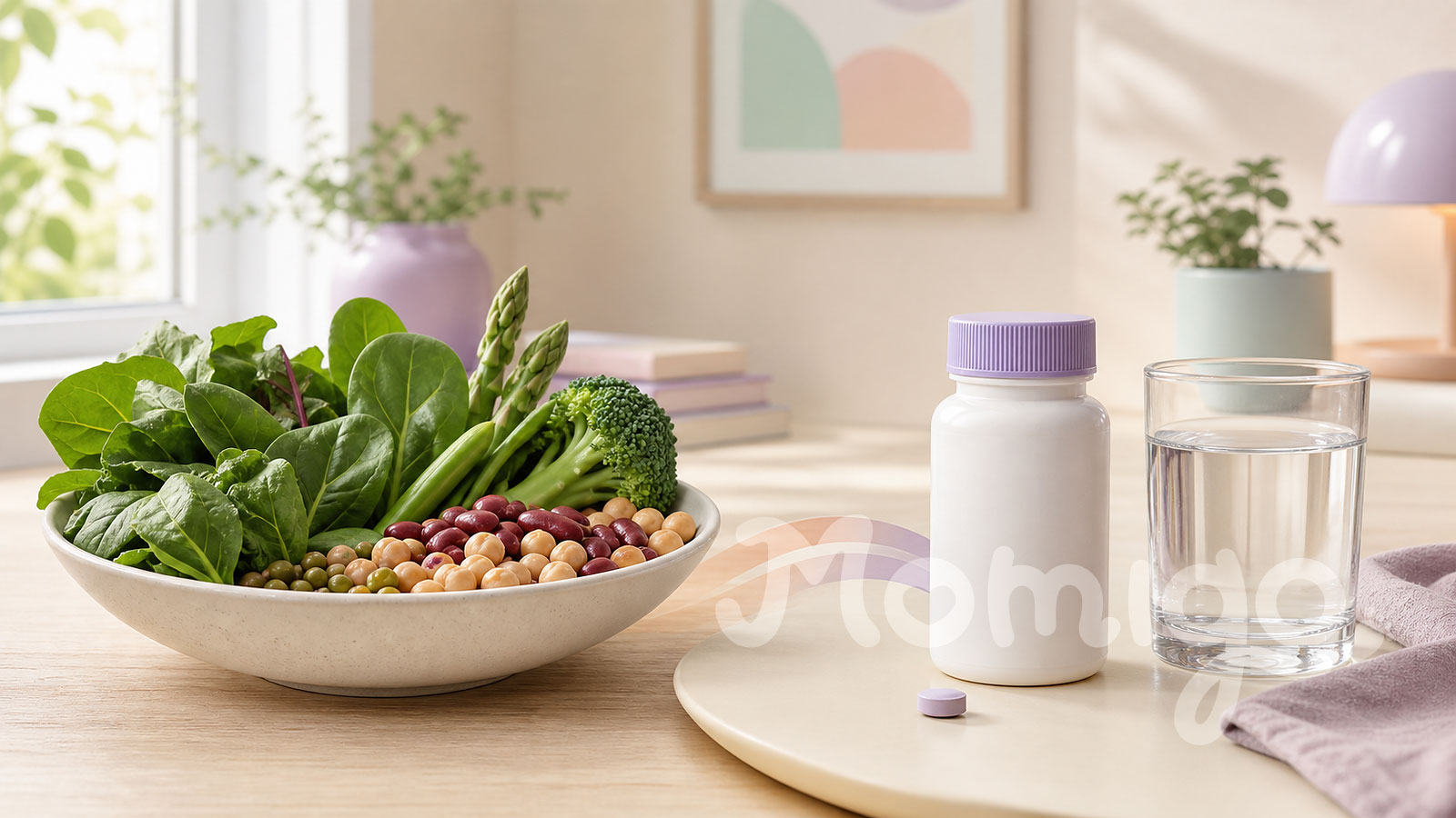 Folate trong bữa ăn và viên acid folic khác nhau thế nào