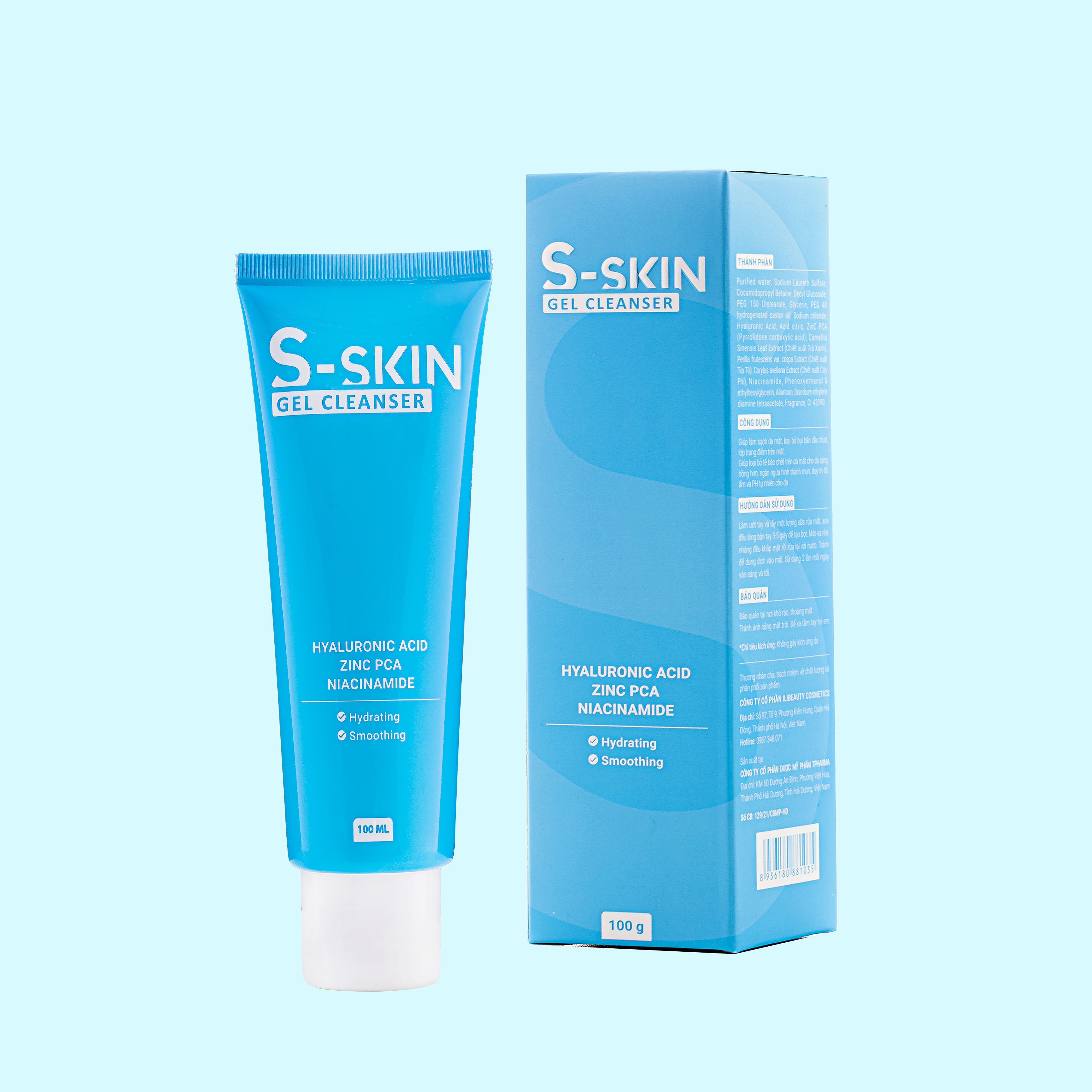 Sữa Rửa Mặt S-Skin Gel Cleanser