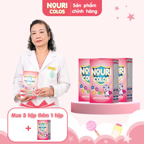 [ MUA 3 TẶNG 1] Sữa Non Nouri Colos Dành Cho Trẻ Biếng Ăn Chậm Lớn 4 Hộp 72 Gói X 15g