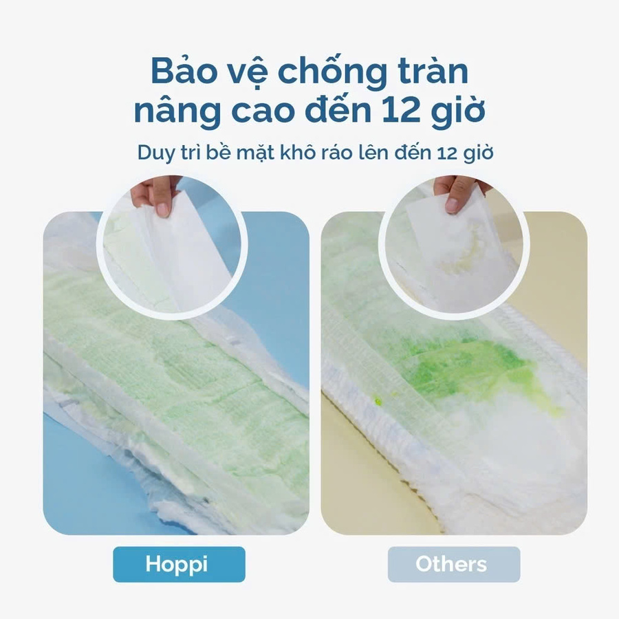 Bỉm - Tã Quần Hoppi Airdream Siêu Mềm Mỏng Size L 38 Miếng (9 - 14kg)