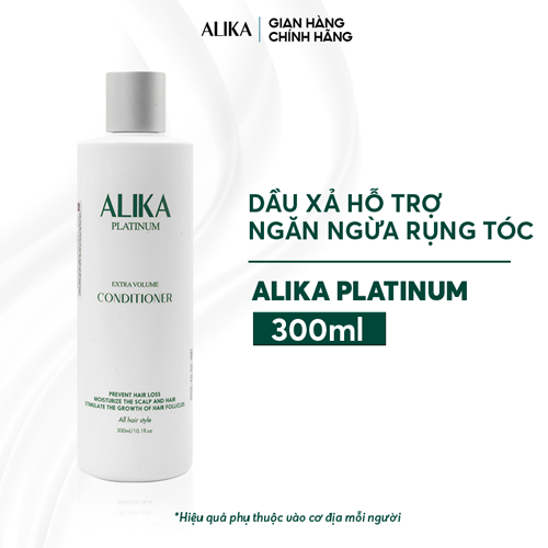 Dầu Xả Hỗ Trợ Ngăn Ngừa Rụng Tóc Alika Platinum Extra Volume Conditioner 300ml