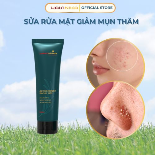 Sữa Rửa Mặt Giảm Mụn, Giảm Thâm, Giảm Nhờn Chiết Xuất Thiên Nhiên HAKINIKA- Chai 80ml