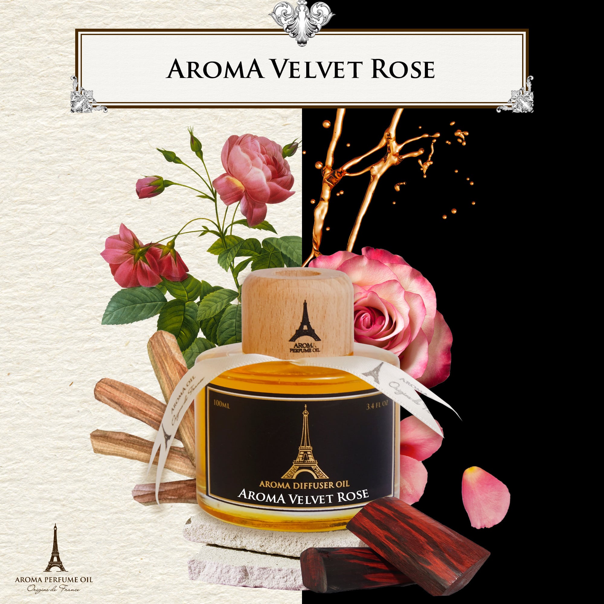 Velvet Rose - Tinh Dầu Tự Khuếch Tán 100ml