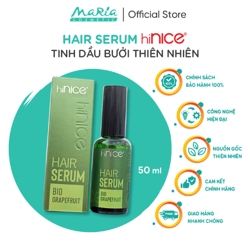 Serum Dưỡng Tóc HiNICE Bio Grapefruit Chăm Sóc Tóc Xơ Yếu, Giảm Gãy Rụng, Hỗ Trợ Mọc Tóc 50ml