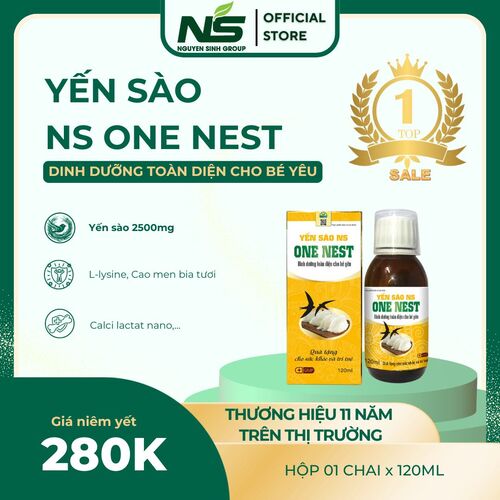 Yến Sào NS One Nest Nguyên Sinh Group Hộp 120ml