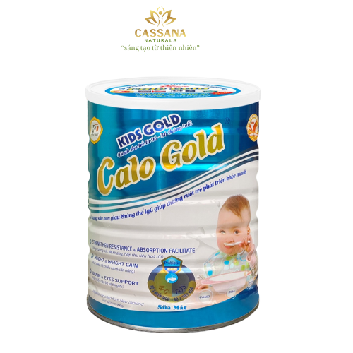 Sữa Non Tăng Đề Kháng Cho Bé Từ 6 Đến 36 Tháng Calo Gold Kids Gold H/900gr)