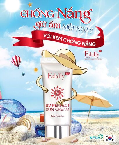 Kem Chống Nắng Ngừa Nám Edally EX Hàn Quốc Tuýp 60ml