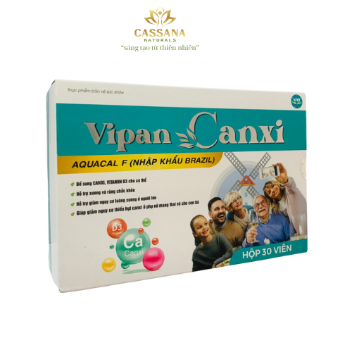 Viên Uống Bổ Sung Canxi Vipan Canxi (H/30v)