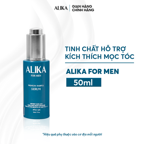 Tinh Chất Hỗ Trợ Phục Hồi Tóc Hư Tổn Alika For Men Premium Hairful Serum 50ml