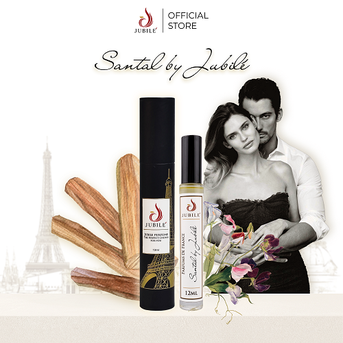 Tinh Dầu Nước Hoa Chính Hãng Santal By Jubilé Dạng Lăn 12ml - Nước Hoa Nam Nữ Thơm Lâu Quyến Rũ