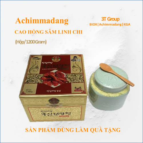 Cao Hồng Sâm Linh Chi Premium - Achimmadang (Hộp/1200G)