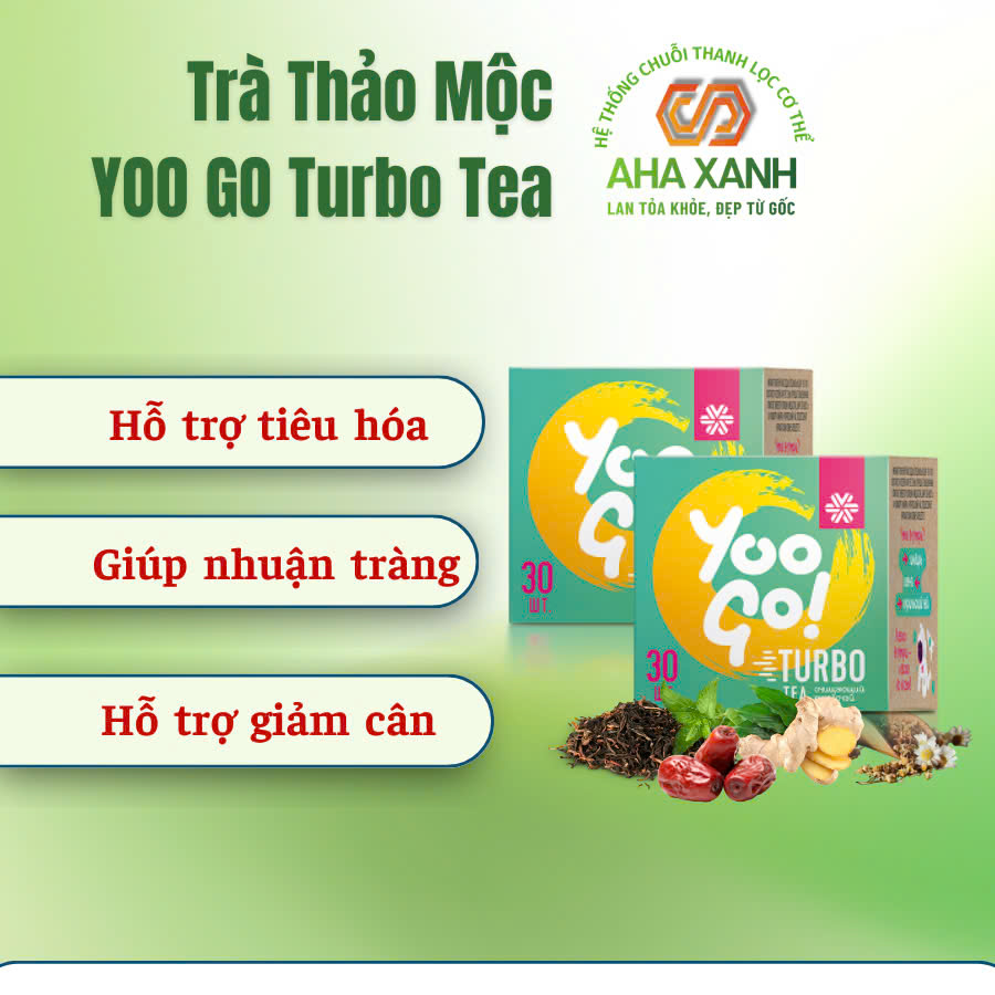 Trà Táo Bón YOO GO Turbo Tea 30 Gói