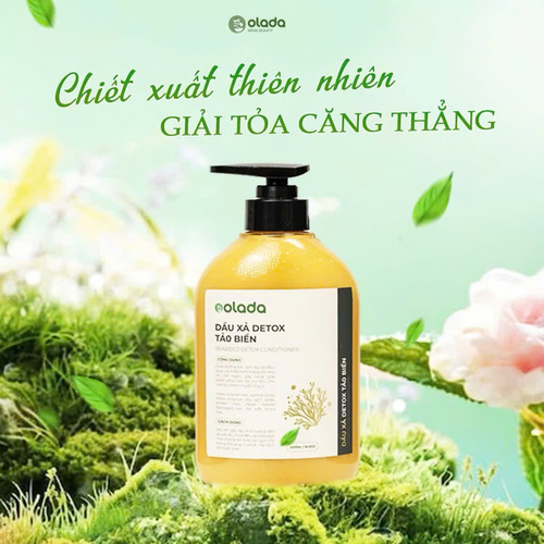 Dầu Xả Detox Tảo Biển OLADA Giúp Tóc Dưỡng Tóc 500ml