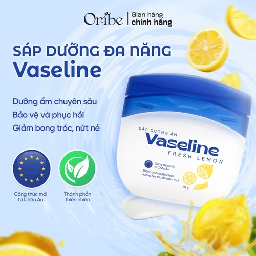 [50g] Sáp Dưỡng Đa Năng Hương Chanh Tươi Mát Vaseline Dưỡng Ẩm Giảm Tình Trạng Da Khô Nứt Nẻ