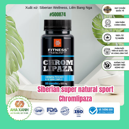 TPBVSK Cải Thiện Chỉ Số Đường Huyết Siberian Super Natural Sport Chromlipaza 60 Viên