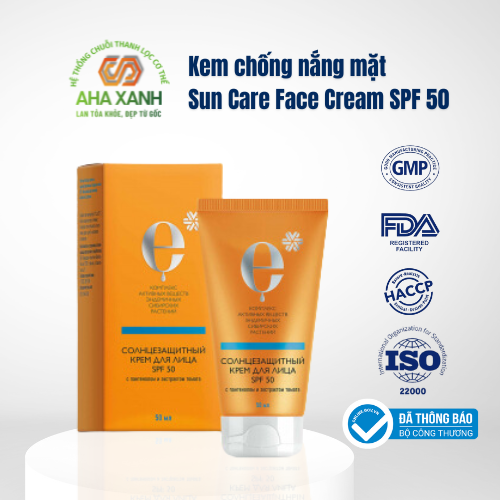 Kem Chống Nắng Mặt SIBERIAN WELLNESS SPF 50 50 Ml