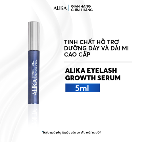 Tinh Chất Hỗ Trợ Dưỡng Mi Dày Và Dài Cao Cấp Alika Eyelash Serum 5ml