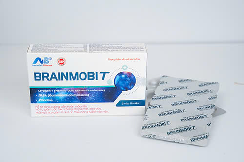 BrainmobiT - Viên Uống Bổ Não, Hoạt Huyết Dưỡng Não Hộp 30 Viên